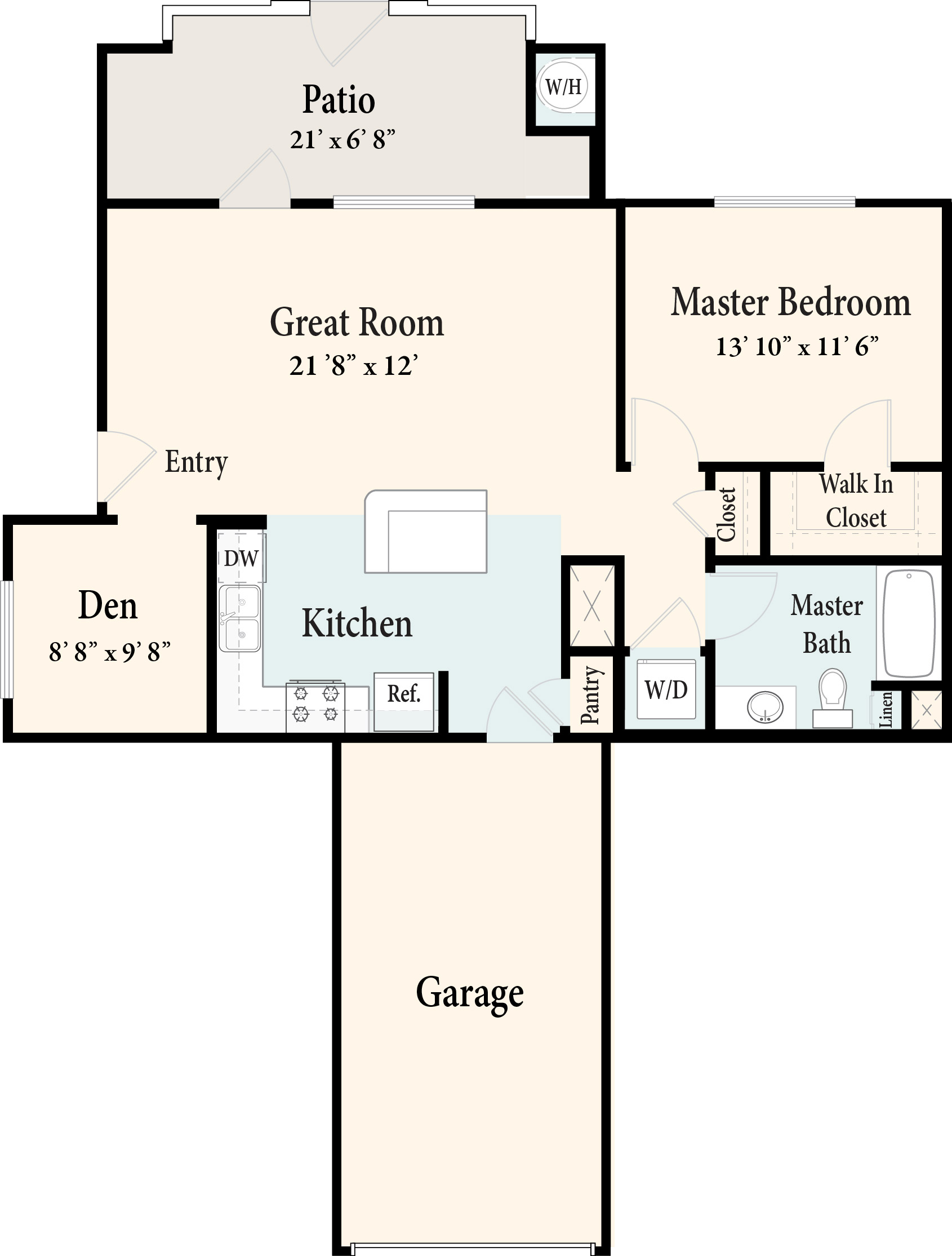 The Flats Plan 1 Down