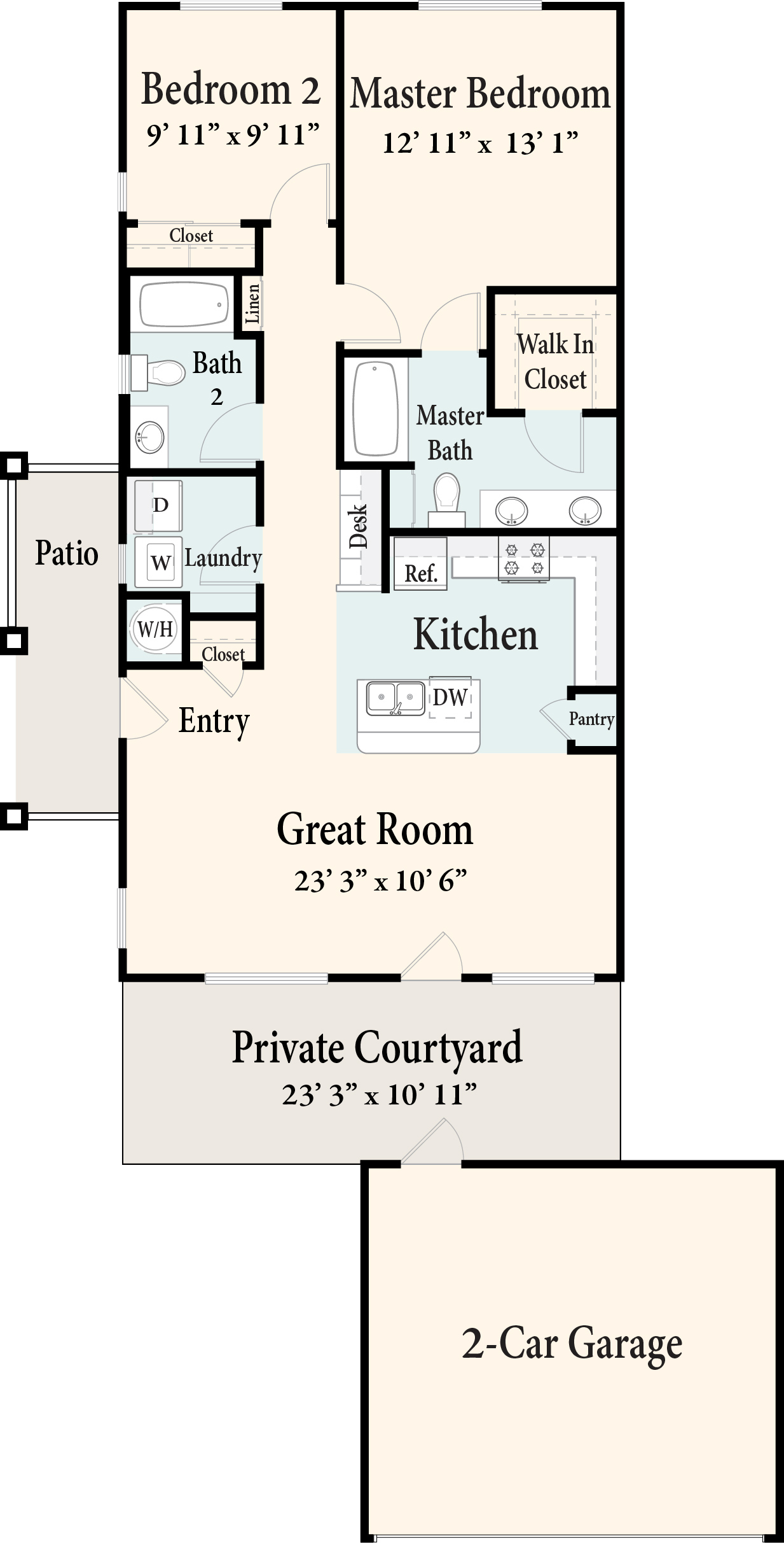 The Courtyards Plan 1