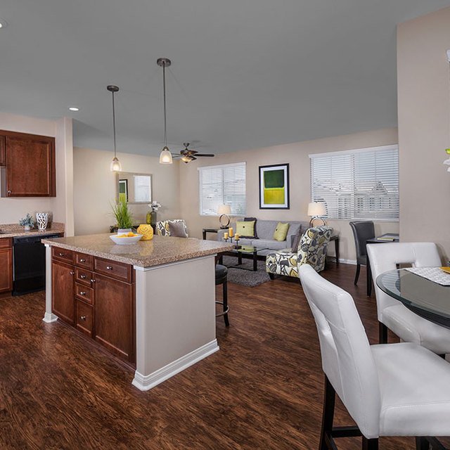 Homecoming at the Preserve Apartments - Kitchen and dining room