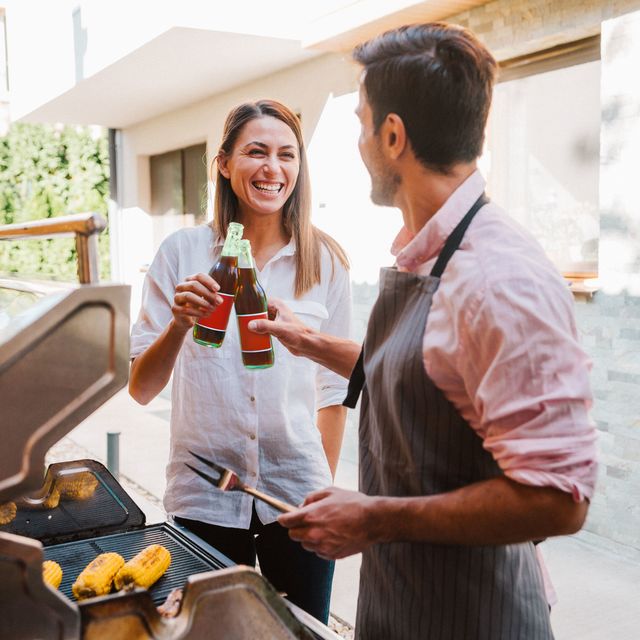 Independence in West Sacramento - Resident at Grilling Station