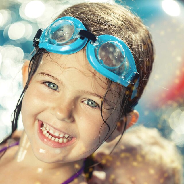 Independence in West Sacramento - Kid Enjoys Swimming in the Pool